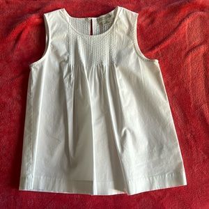 Kate spade broome street cotton tank, white size small